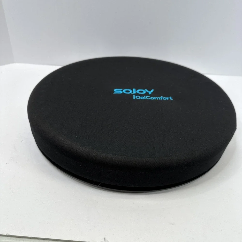 Sojoy Gel Swivel Seat Cushion with Supportive Memory Foam Rotating Seat Cushion